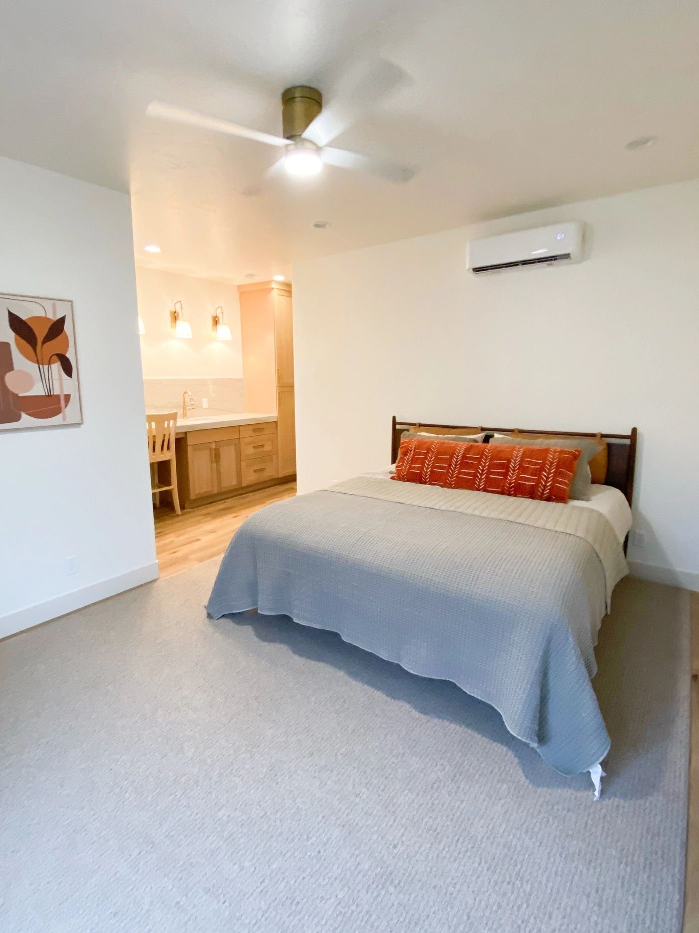 Finished bedroom